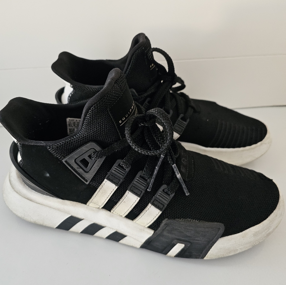 adidas EQT Bask ADV Core Black Footwear White Gold D96766 size 9.5